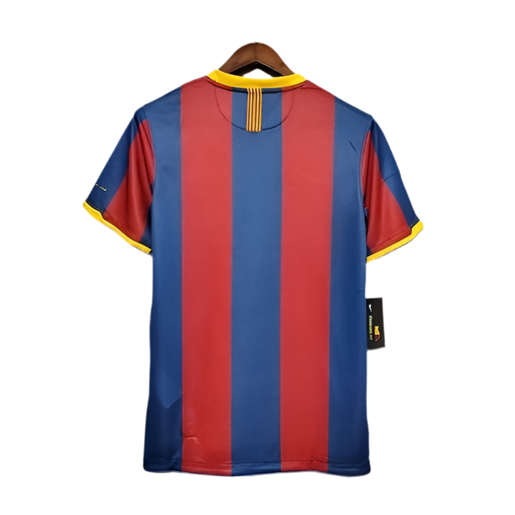 Camisola Barcelona Retrô 2010/2011 - Azul e Grená