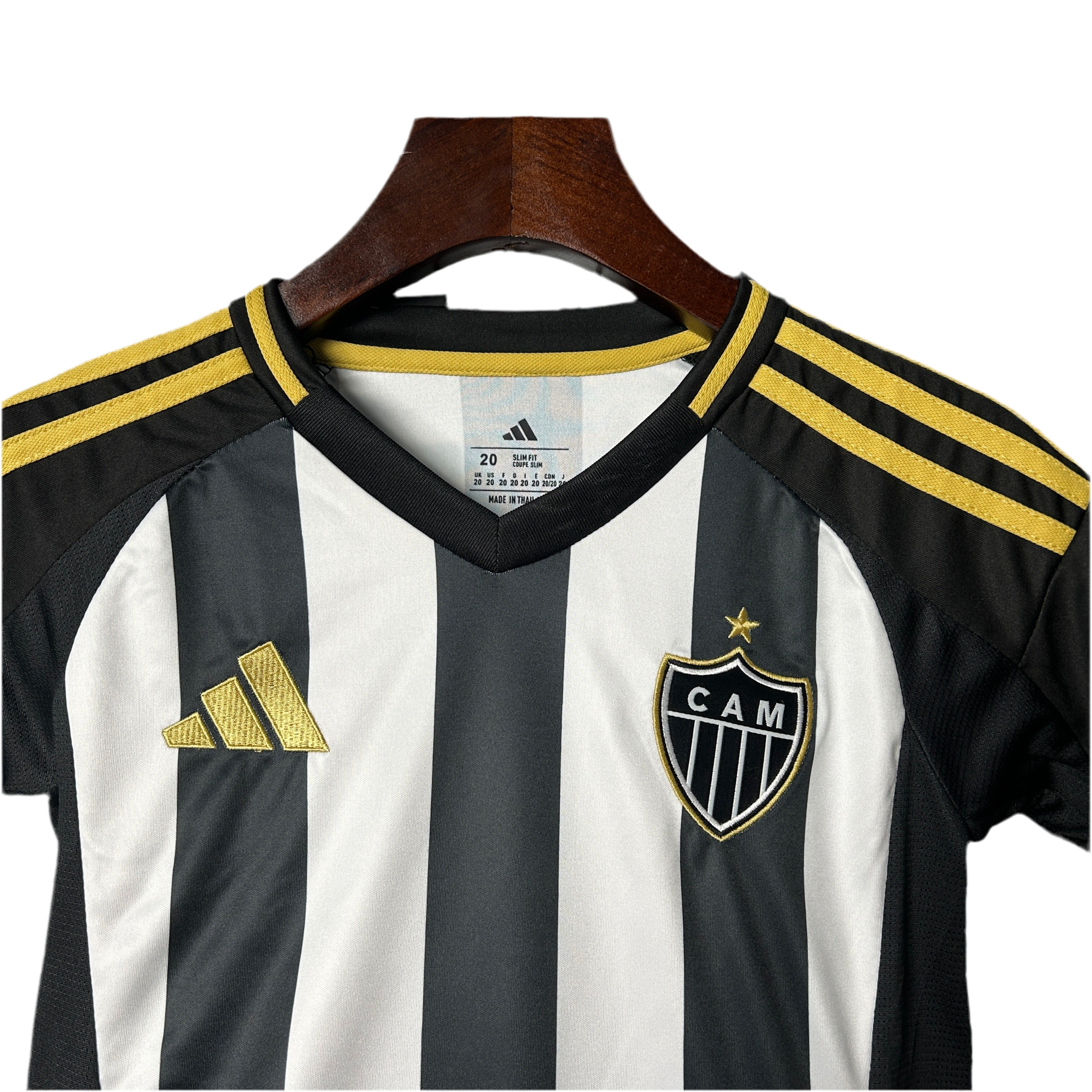 Kit Infantil Atlético Mineiro I 25/26 - Preto e Branco