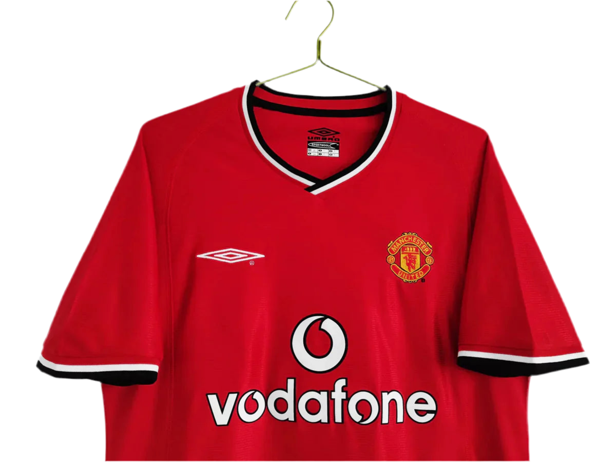 Camisola Manchester United Retrô 2000/02 - Vermelha