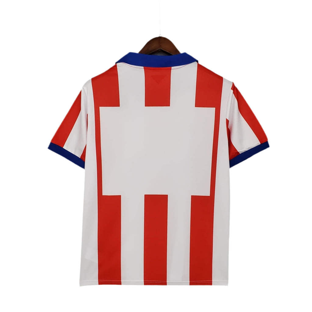Camisola Atlético de Madrid Retrô 2014/2015 - Branca e Vermelha