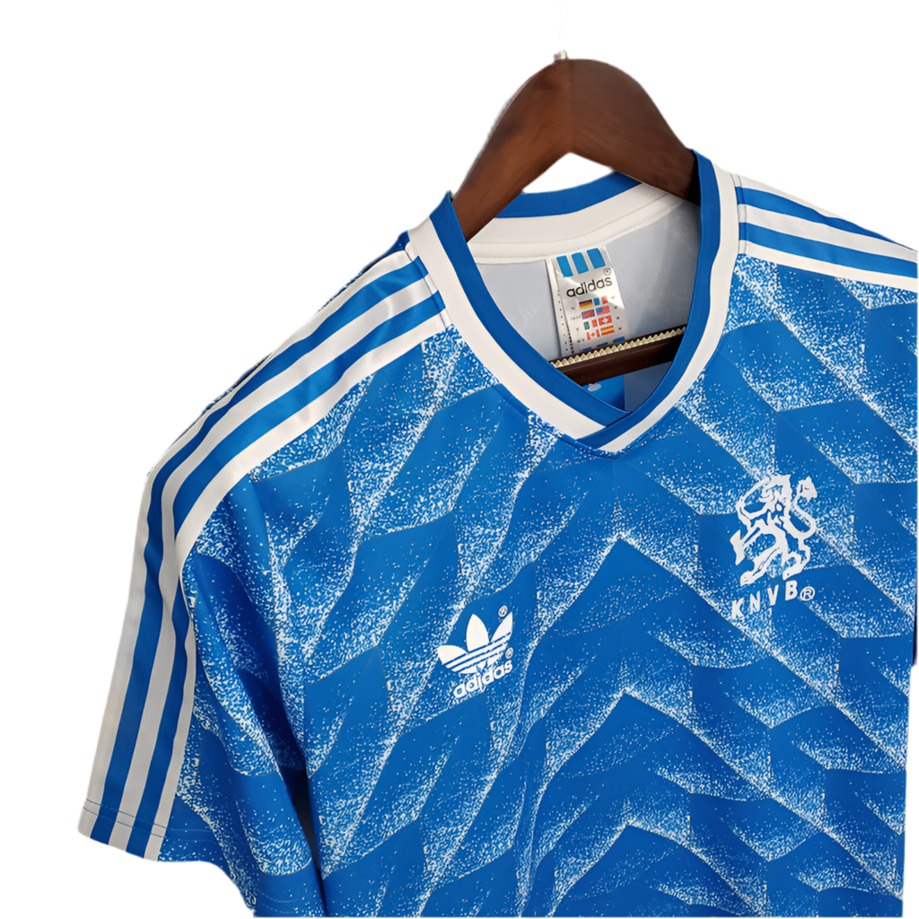 Camisola Holanda Retrô 1988 - Azul