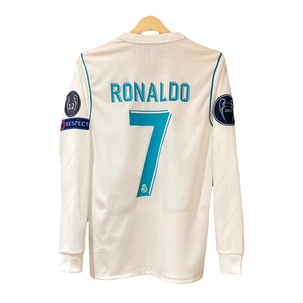 Camisola Real Madrid I 2017/2018 - Ronaldo #7 - Versão Jogador