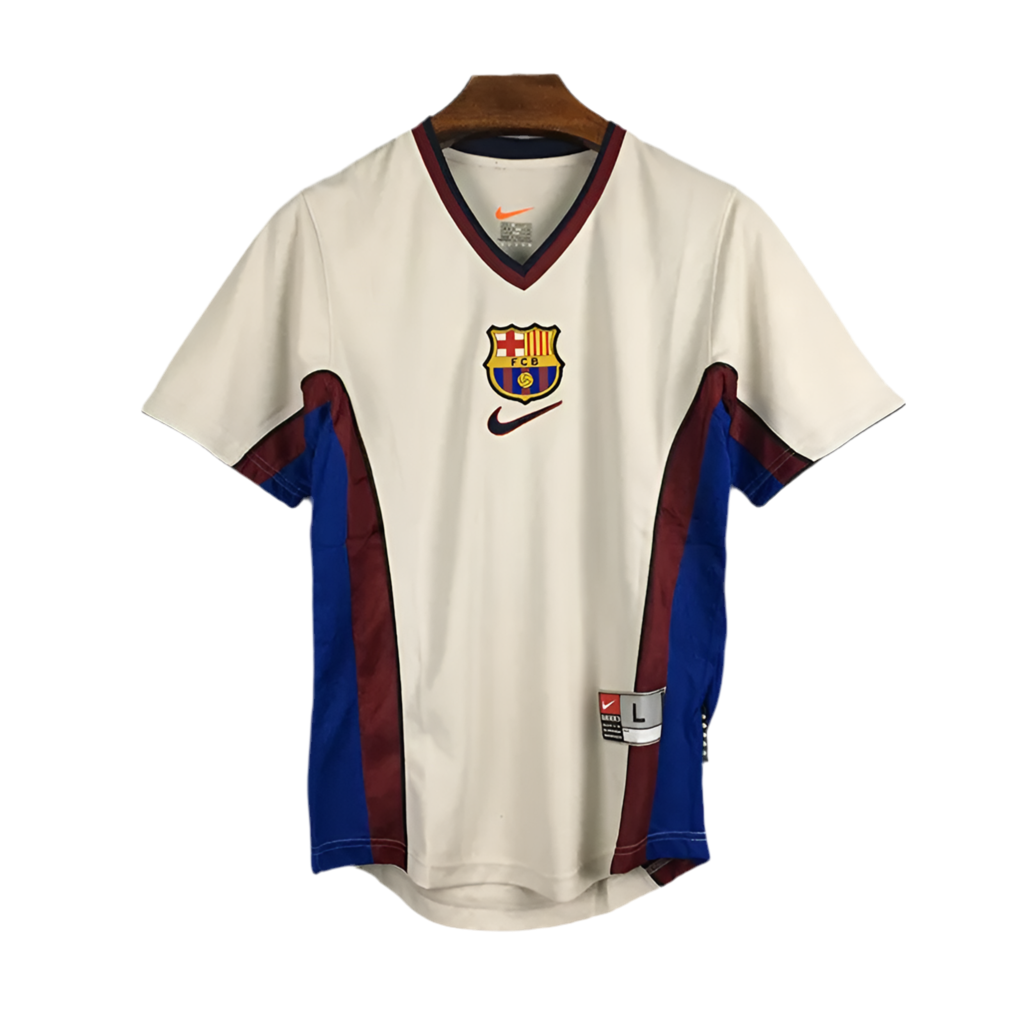 Camisola Retro Barcelona II 98/99 Laranja - Meyba