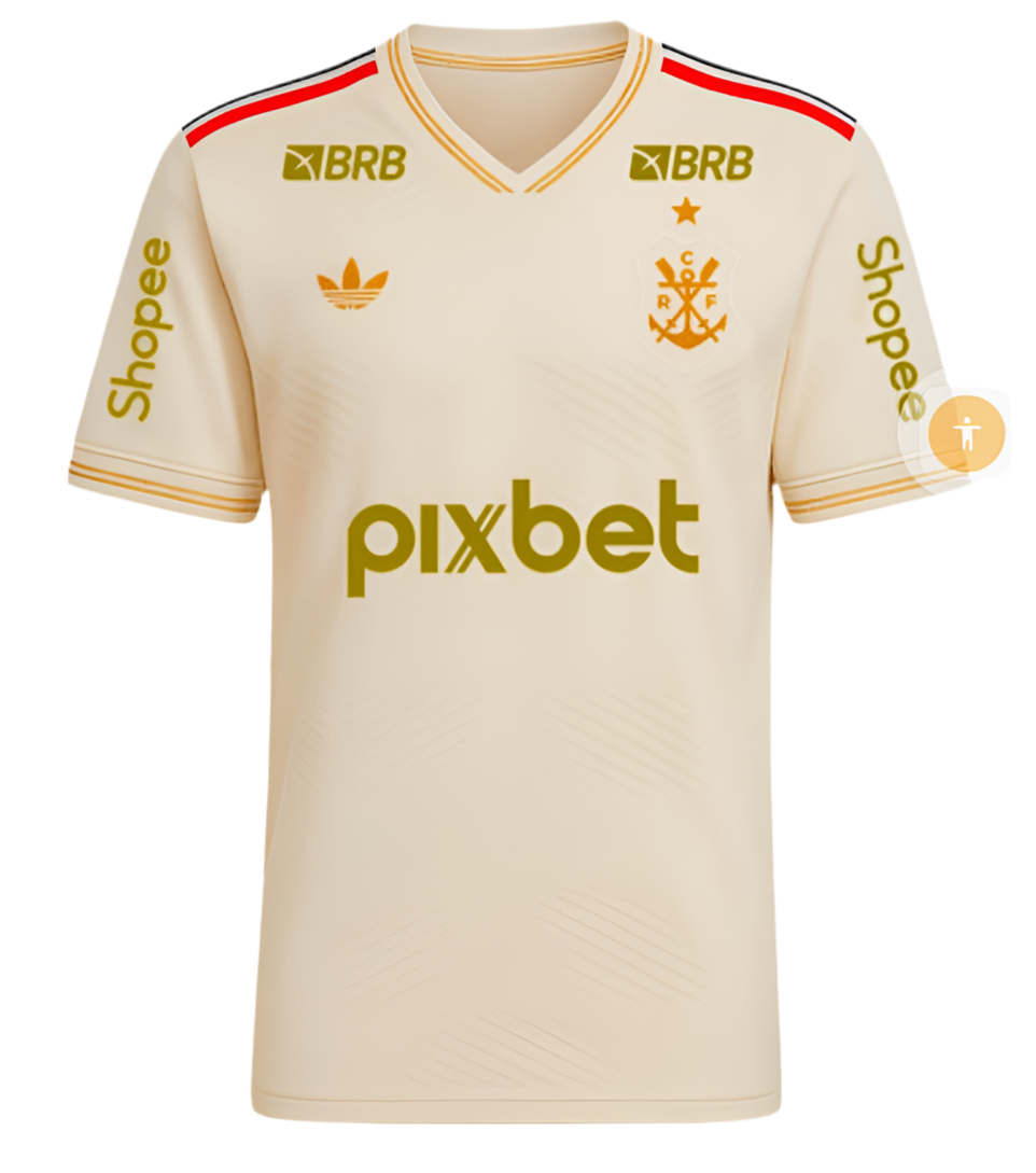 Camisola Flamengo III 25/26 - Todos Patrocínios
