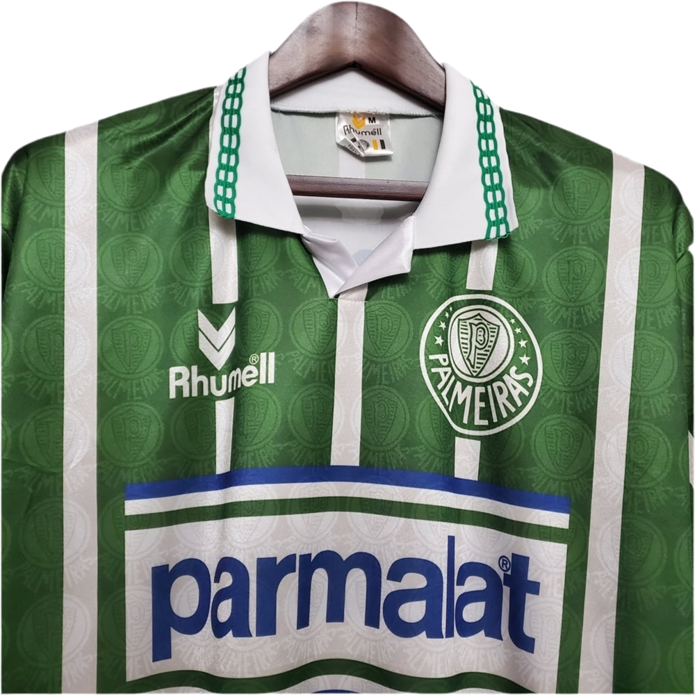 Camisola Palmeiras Retrô 93/94 - Verde e Branca
