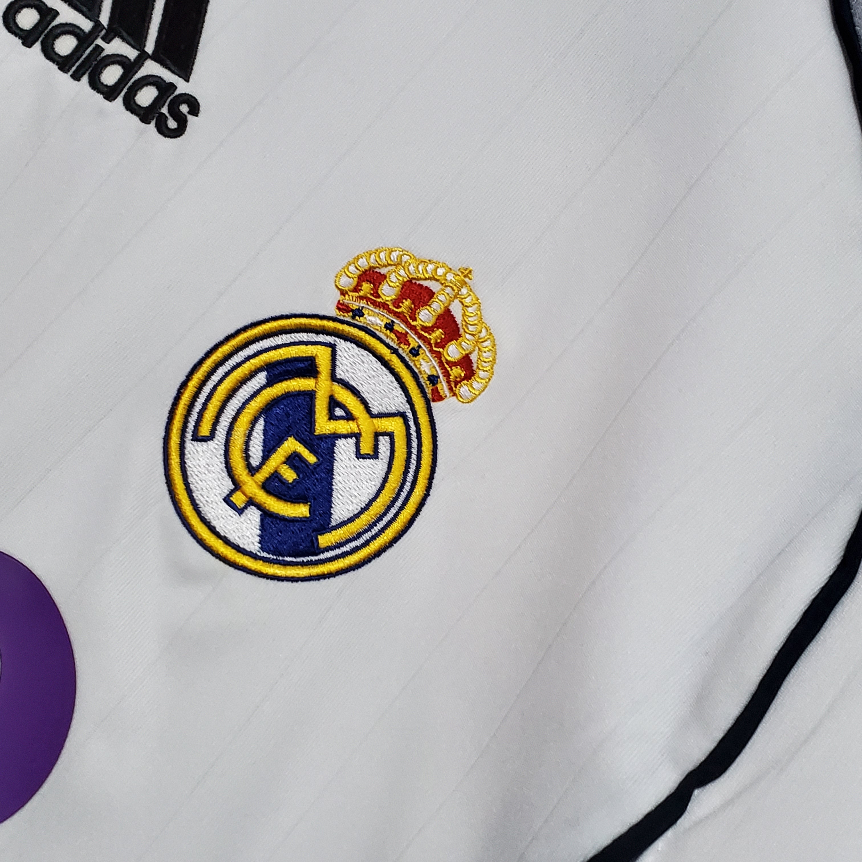 Camisola Manga Longa Real Madrid 06/07 - Branco
