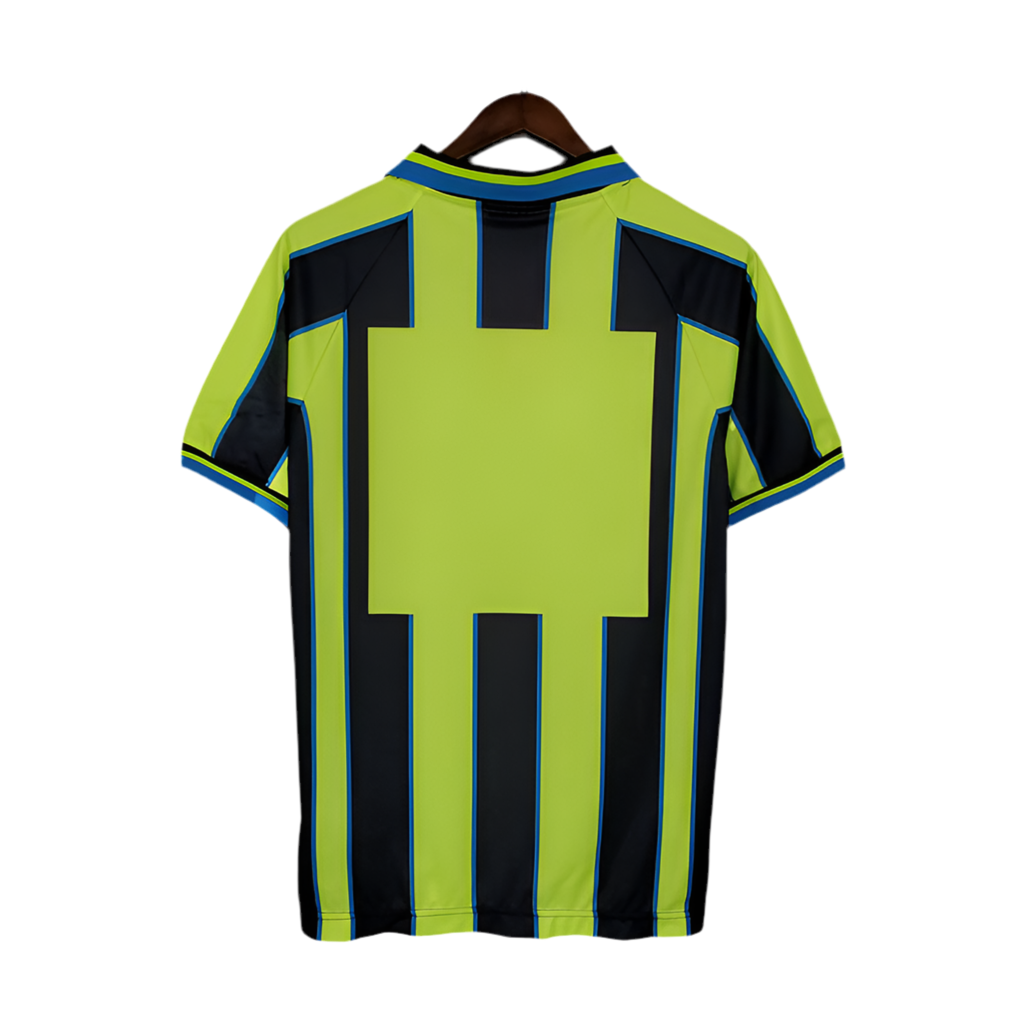 Camisola Manchester City Retrô 1998/1999 - Amarela e Preta