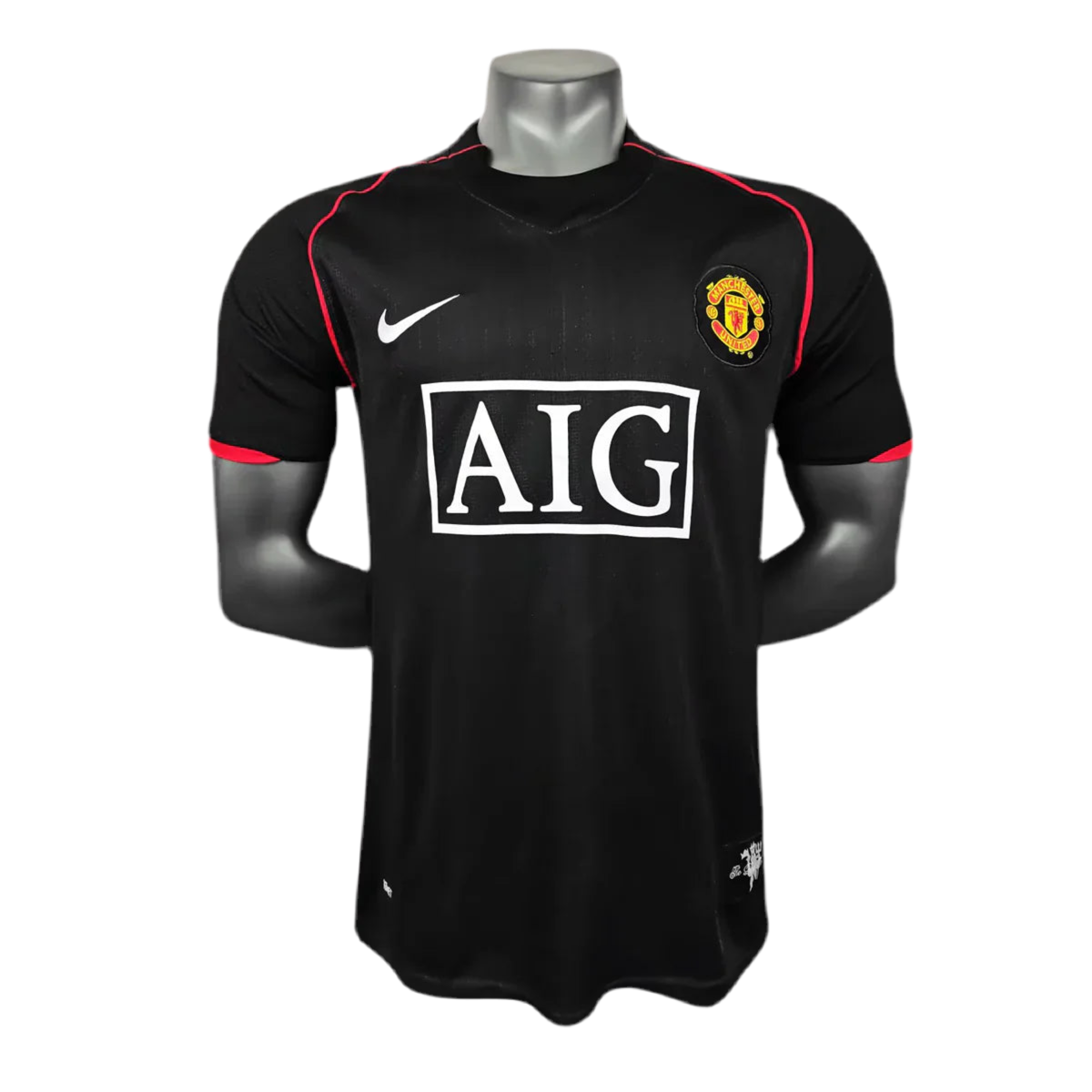 Camisola Manchester United Retrô 07/08 - Preta
