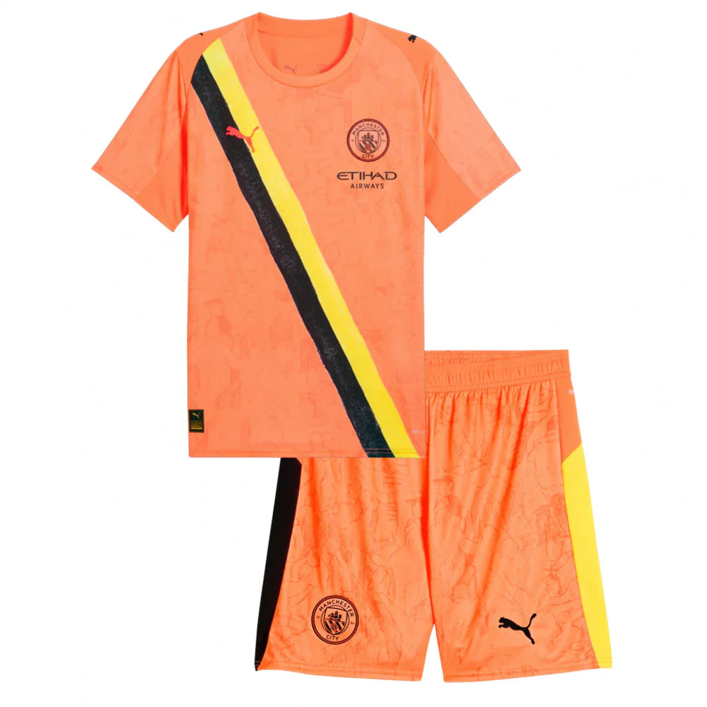 Kit Infantil Manchester City 25/26 - Guarda Redes