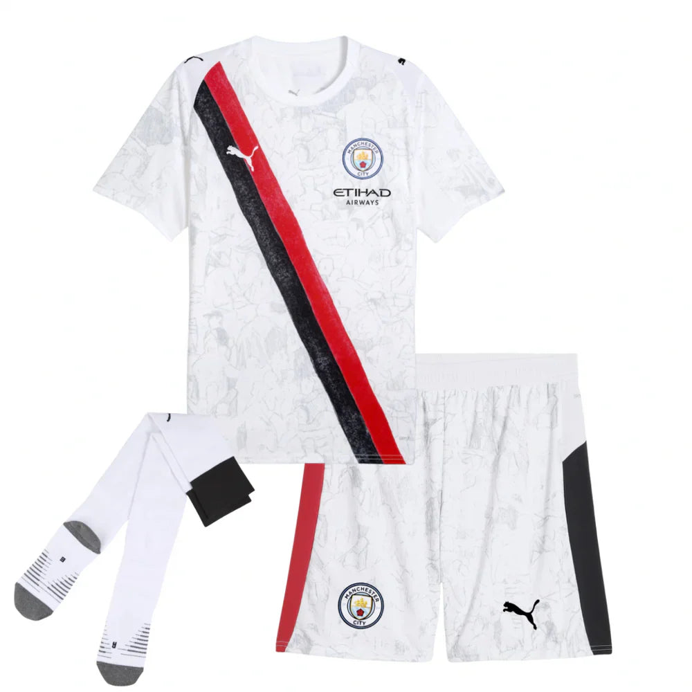 Kit Infantil Manchester City II 25/26 - com Meia