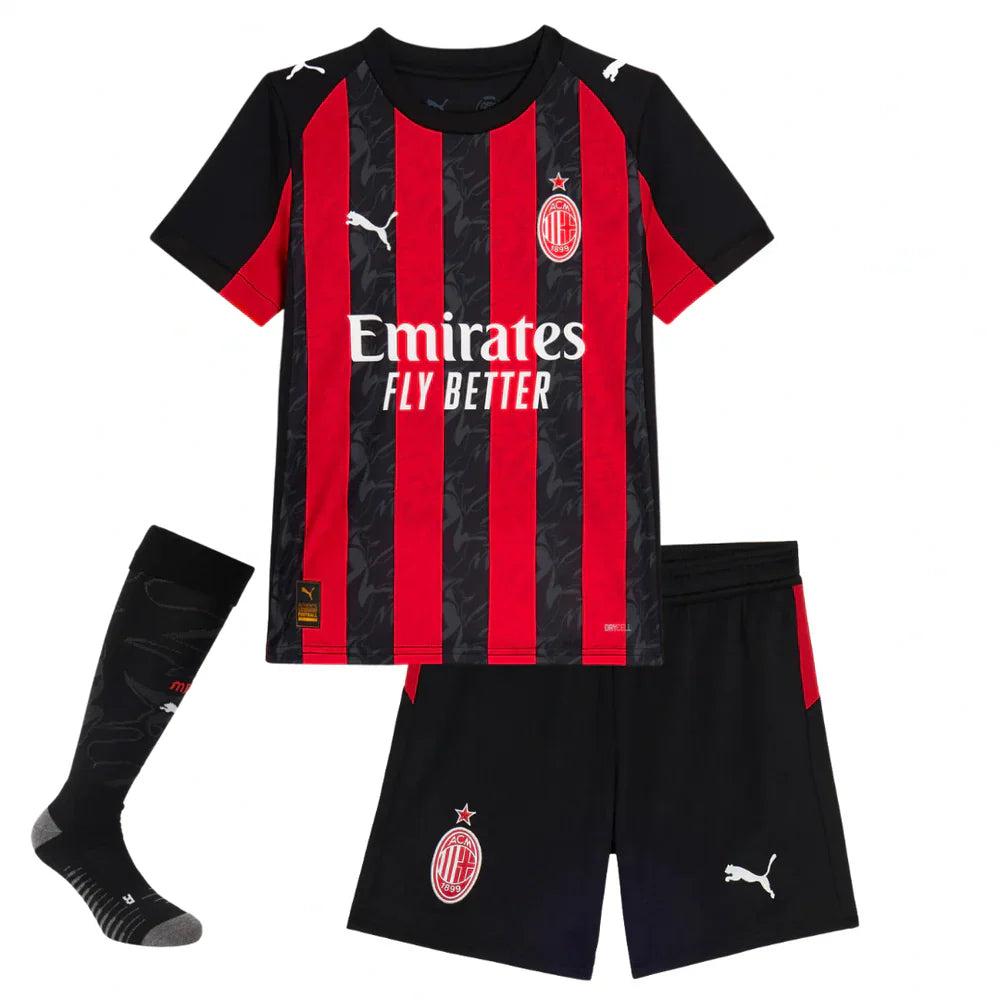 Kit Infantil AC Milan I 25/26 - com Meia