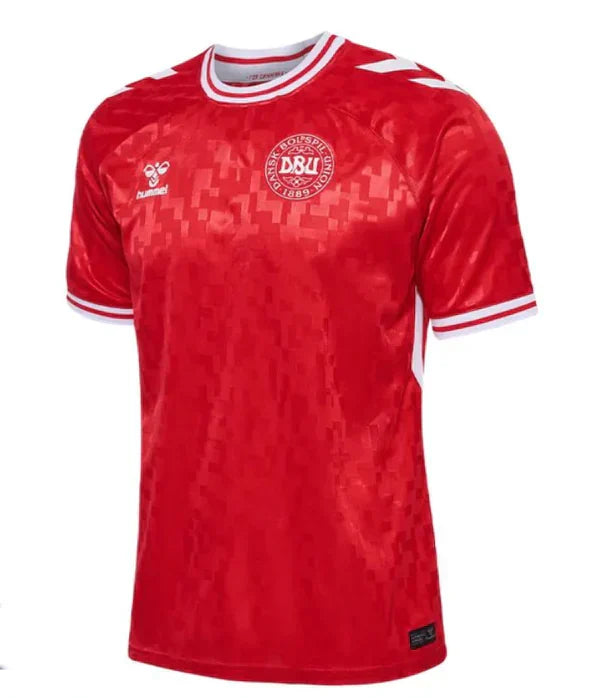 Camisola Seleção Dinamarca I 24/25 - Vermelho