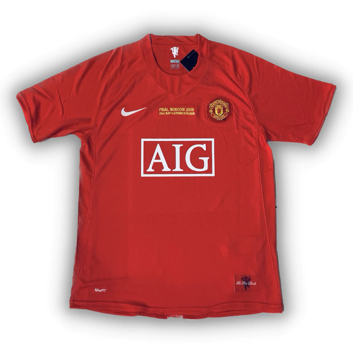 Camisola Manchester United Retrô 2007/08 Champions League Edition - Vermelha