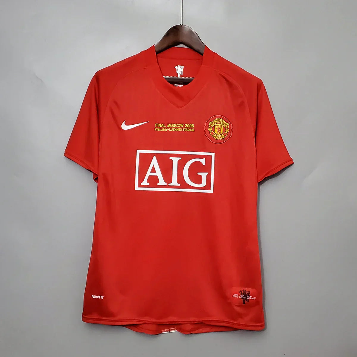 Camisola Manchester United Retrô 2007/08 Champions League Edition - Vermelha