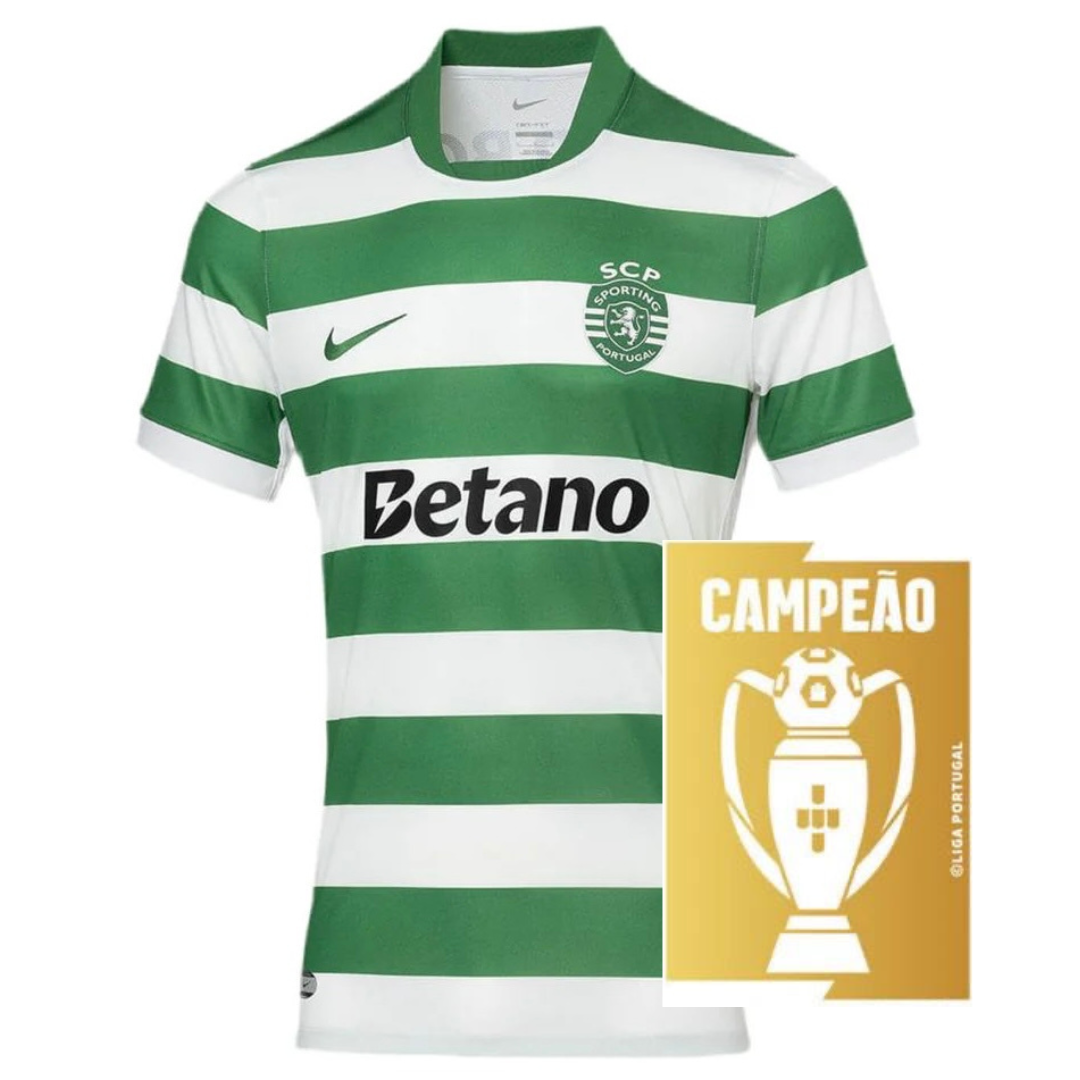 Camisola Sporting I 25/26 - Patch Liga Portugal