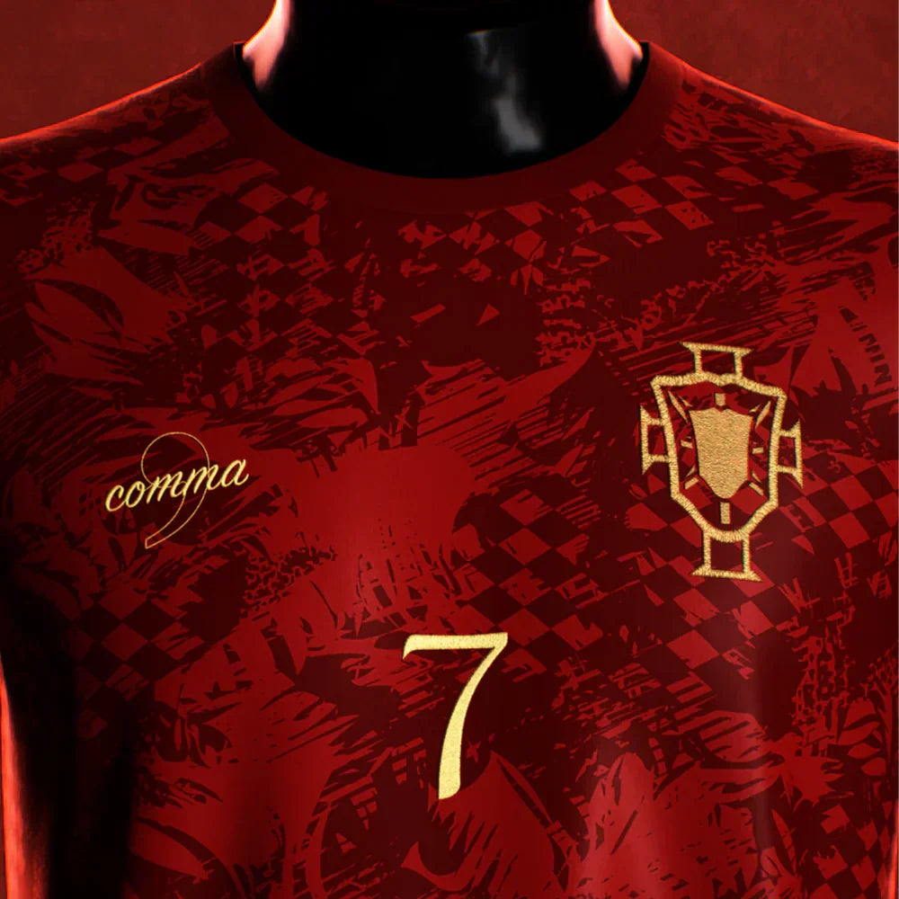 Camisola Seleção Portugal The Siu CR7 Euro 24/25 - Vermelha
