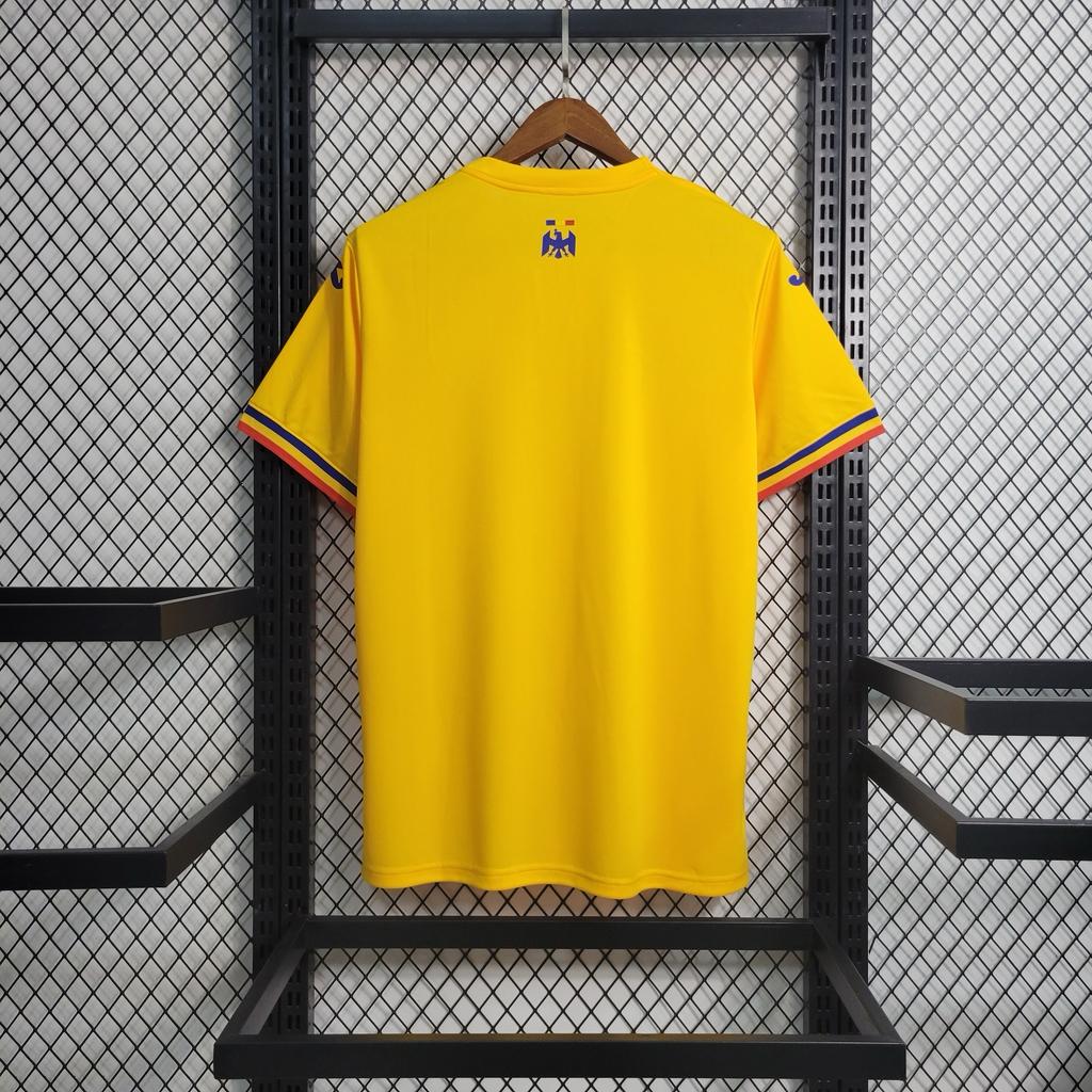 Camisola Romênia 2023 - Amarelo