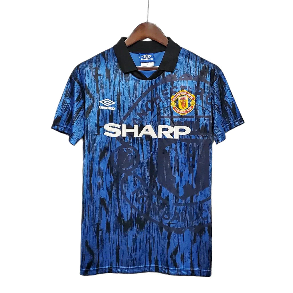 Camisola Manchester United Retrô 92/93 - Azul