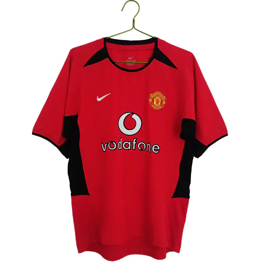 Camisola Manchester United Retrô 02/04 - Vermelha
