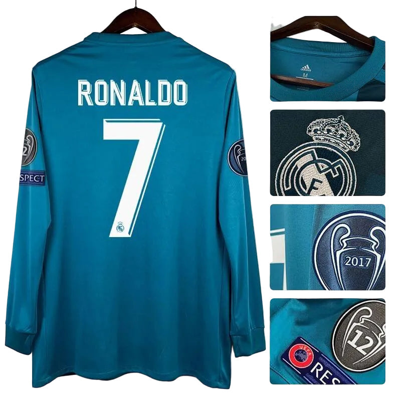 Camisola Manga longa Real Madrid 17/18 - Ronaldo #7