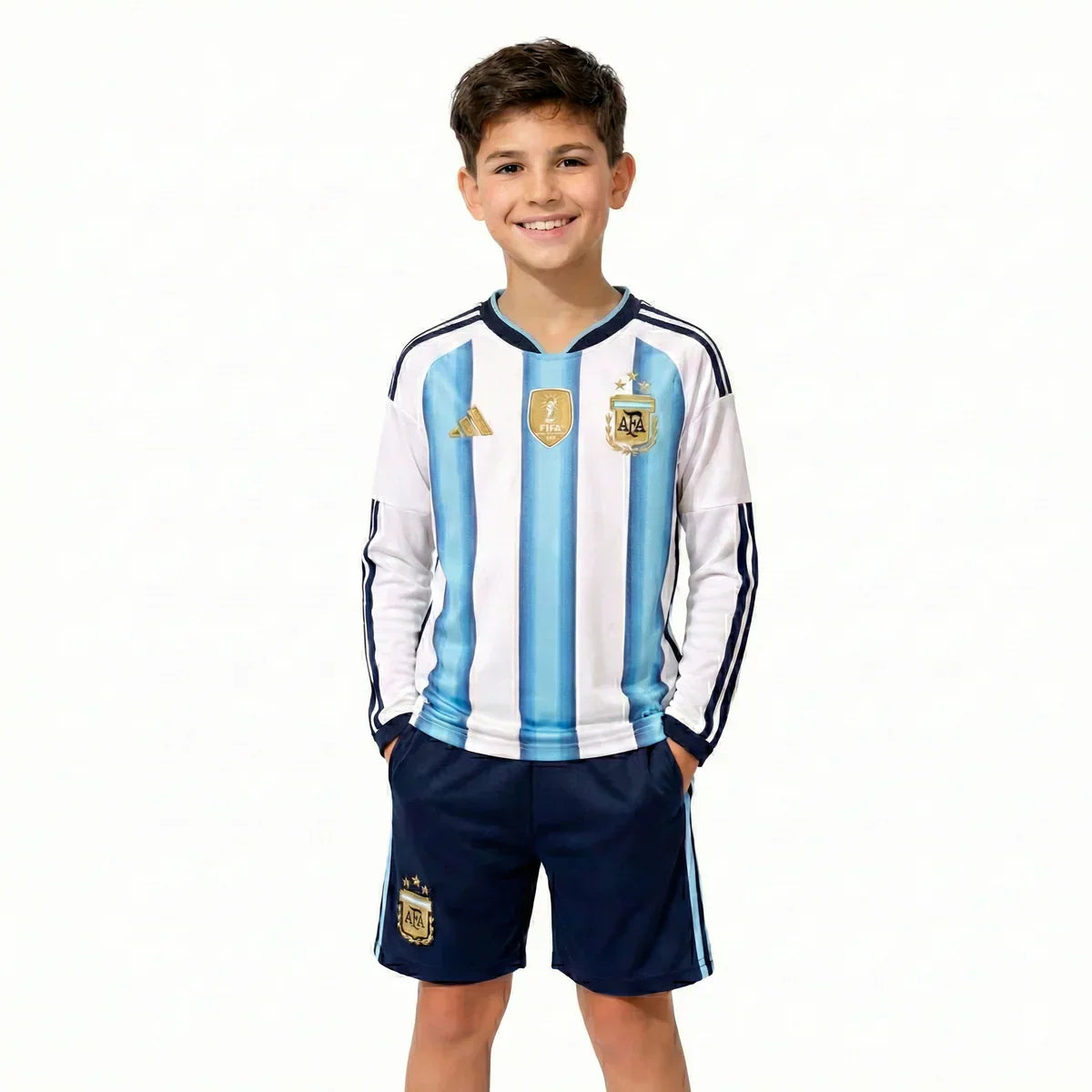 Kit Infantil Argentina I 26/27 - Manga Longa