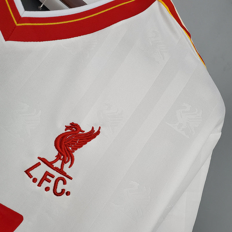 Camisola Liverpool Retrô 1985/1986 - Branca