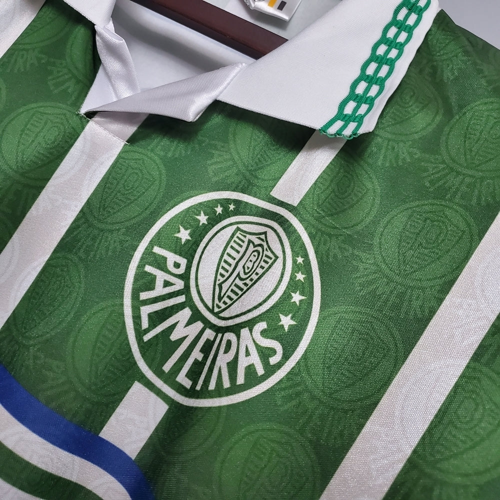 Camisola Palmeiras Retrô 93/94 - Verde e Branca