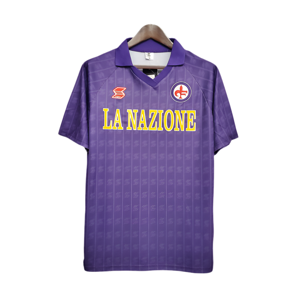 Camisola Fiorentina Retrô 1989/1990 Roxa - ABM