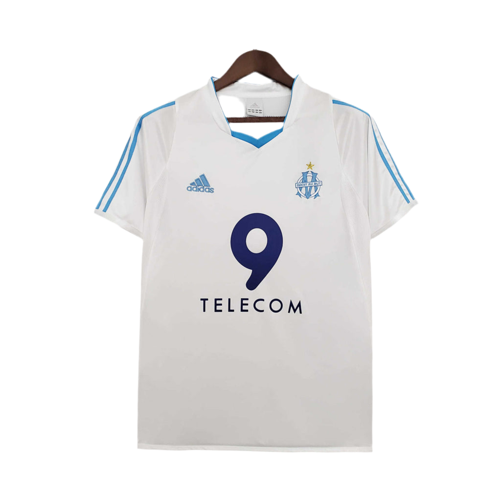 Camisola Marseille Retrô 2002/2003 Branca -