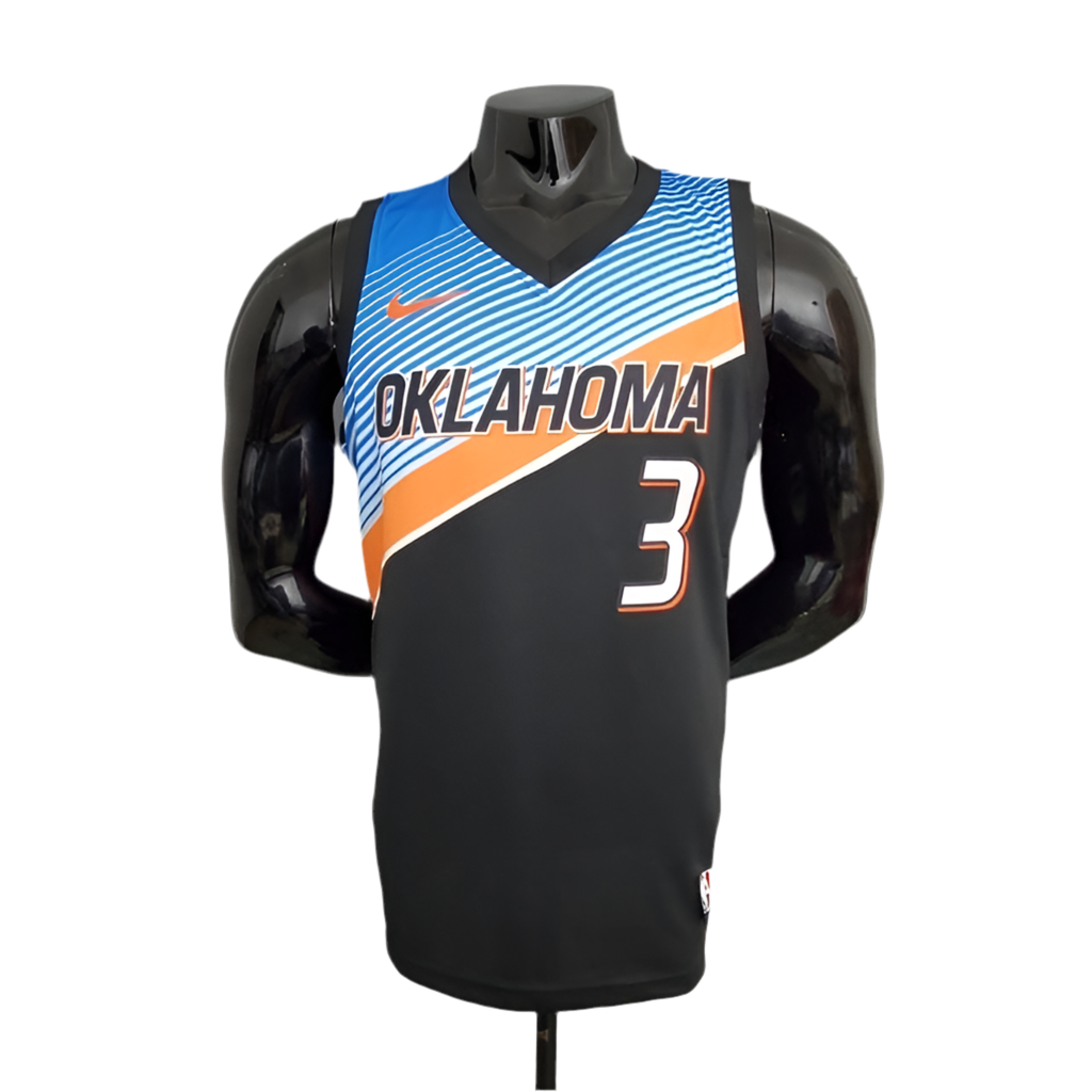 Regata NBA Oklahoma City Thunder Masculina - Preta