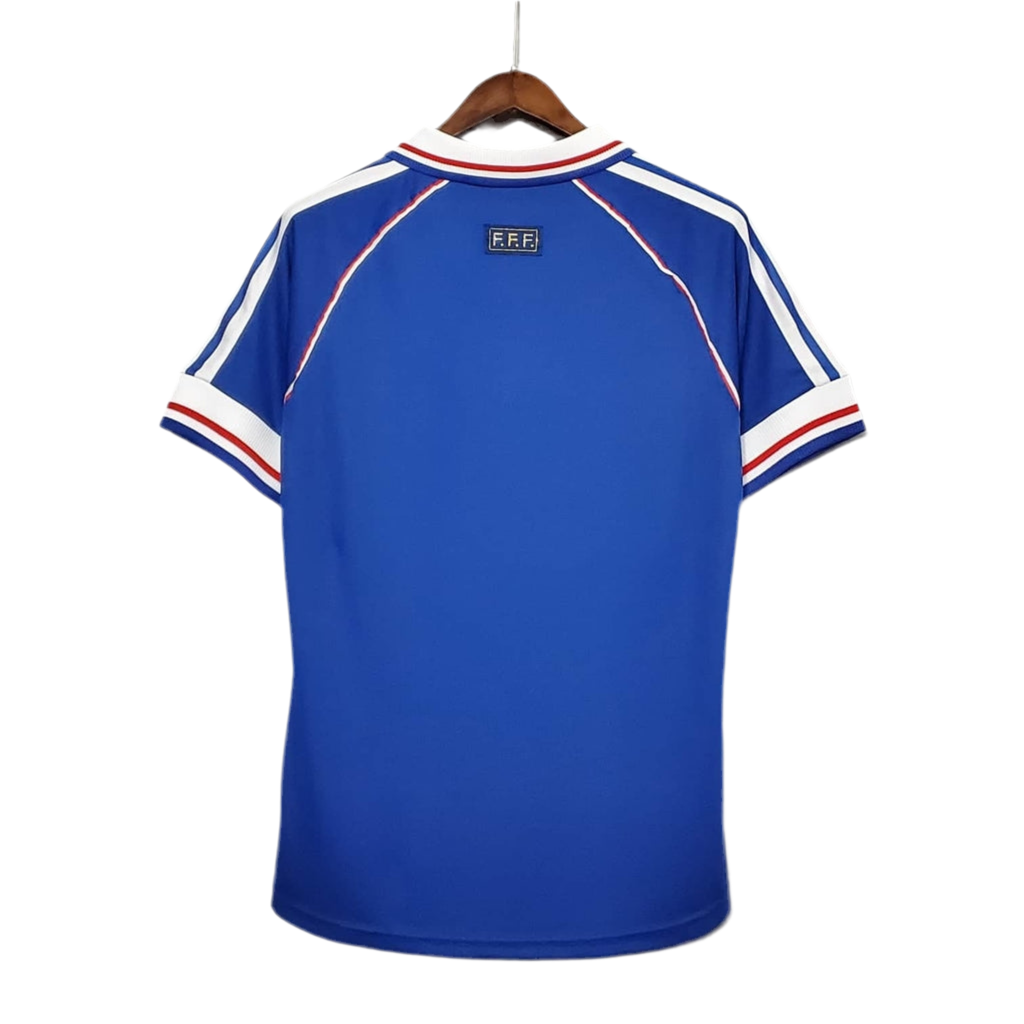 Camisola França Retrô 1998 - Azul