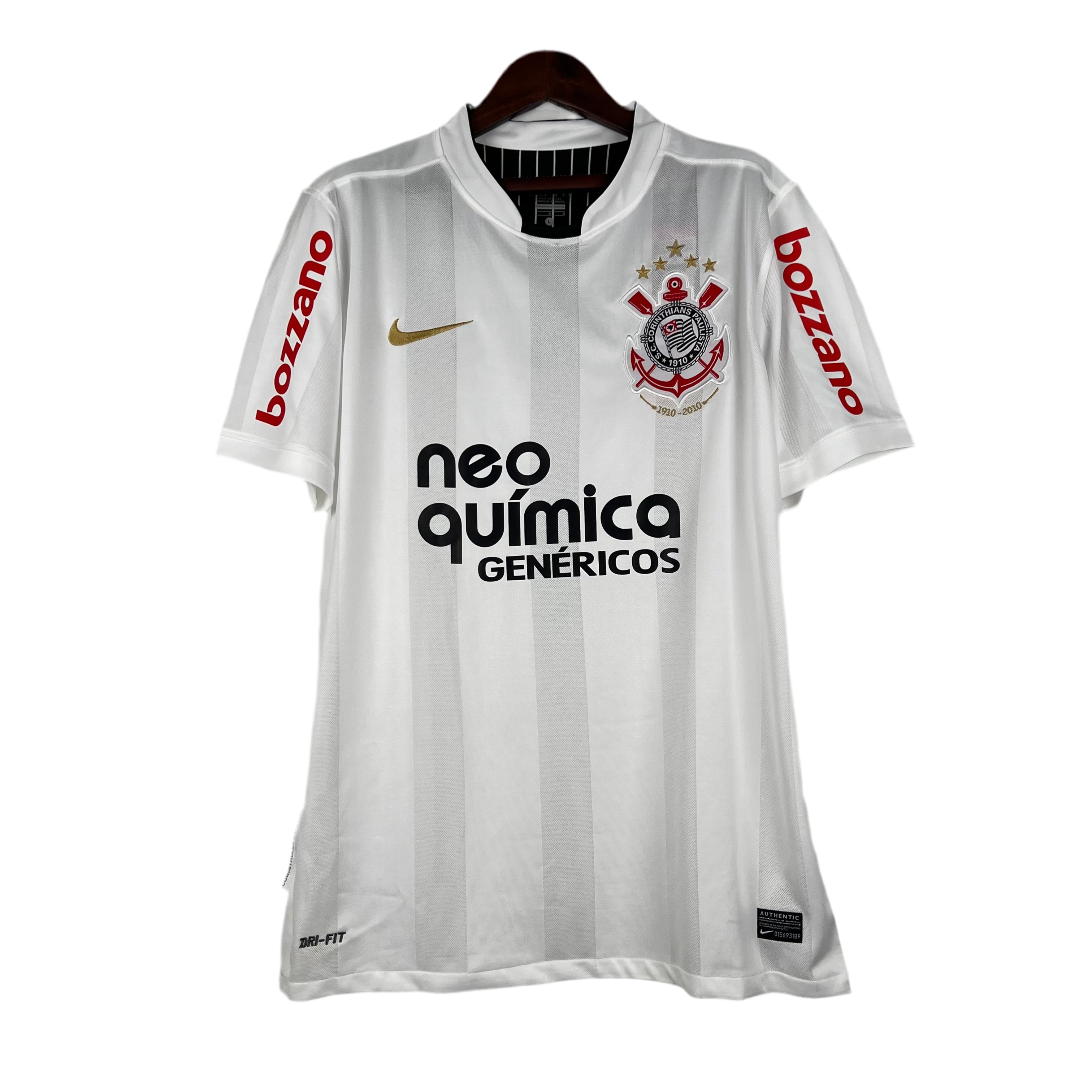 Camisola Corinthians Retrô I 2010 - Branco