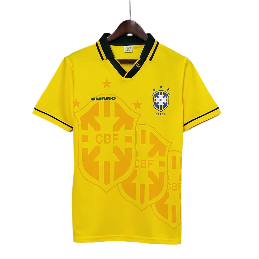 Camisola Seleção Brasileira Retrô 1993/1994 Amarela -