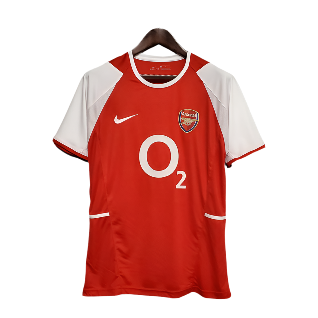 Camisola Arsenal Retrô 2002/2004 - Vermelha