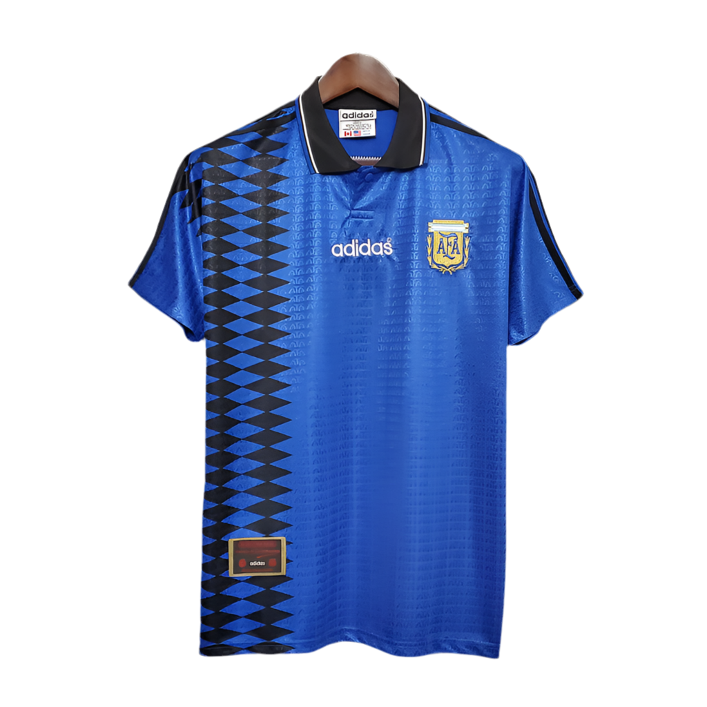 Camisola Seleção Argentina Retrô 1994 Azul -