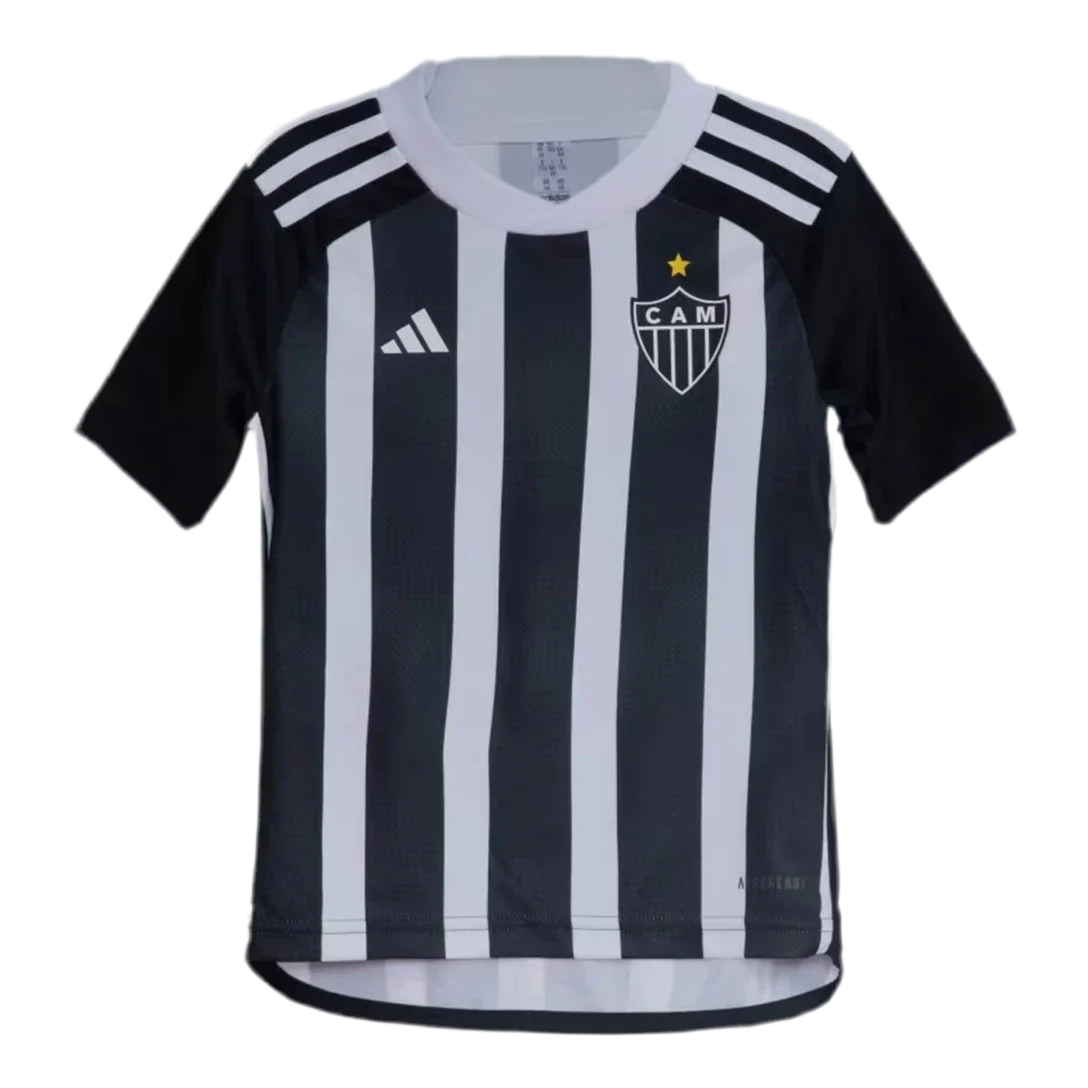 Kit Infantil Atlético Mineiro I 24/25 - Preto e Branco