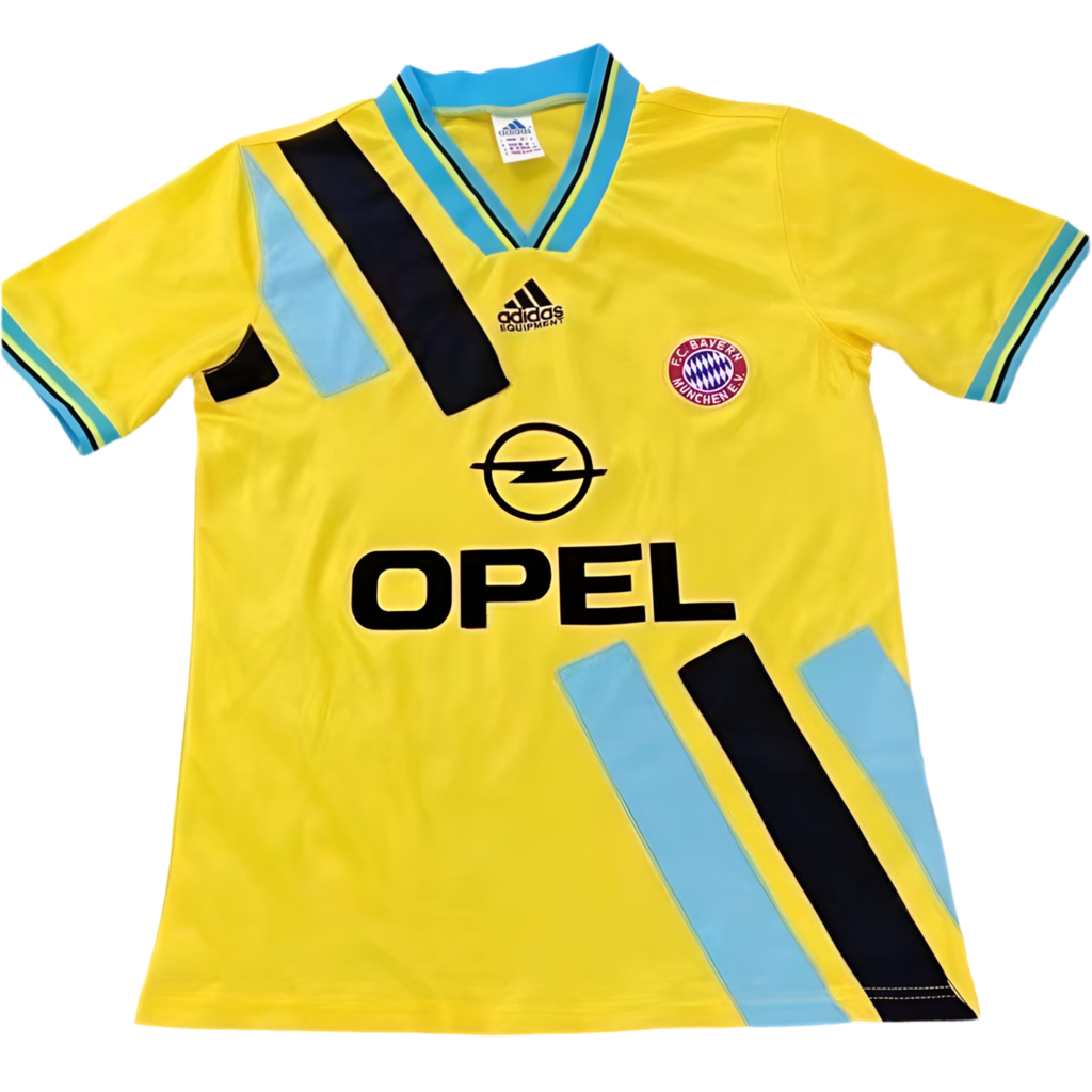 Camisola Bayern de Munique Retrô 1993/1995 - Amarelo