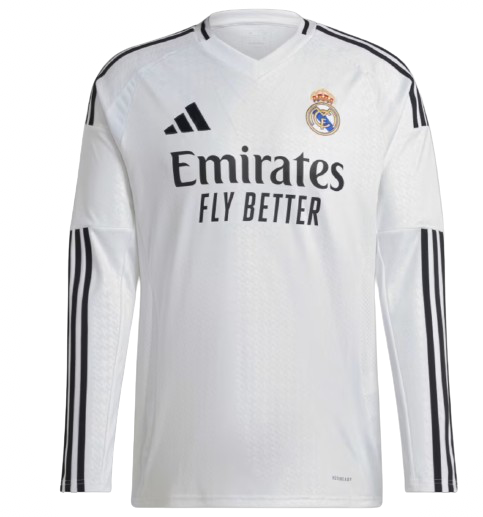 Camisola Manga Longa Real Madrid 24/25 - Branco