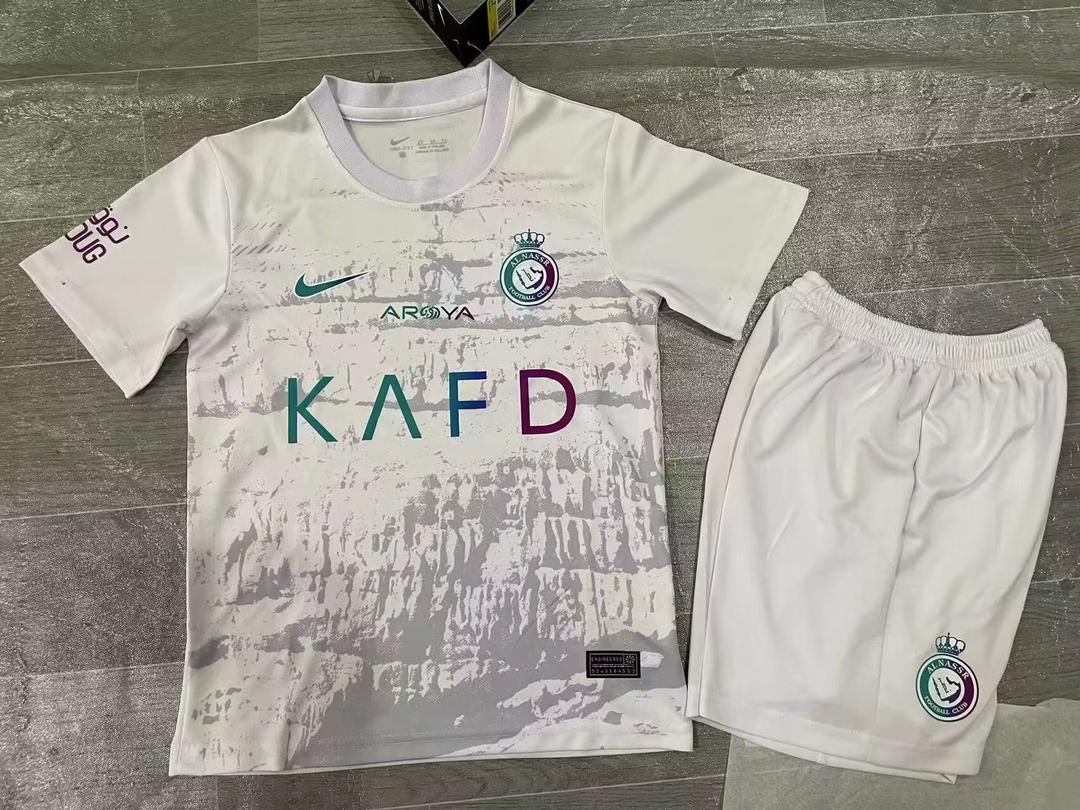 Kit Infantil Al-Nassr III 23/24 - Branco