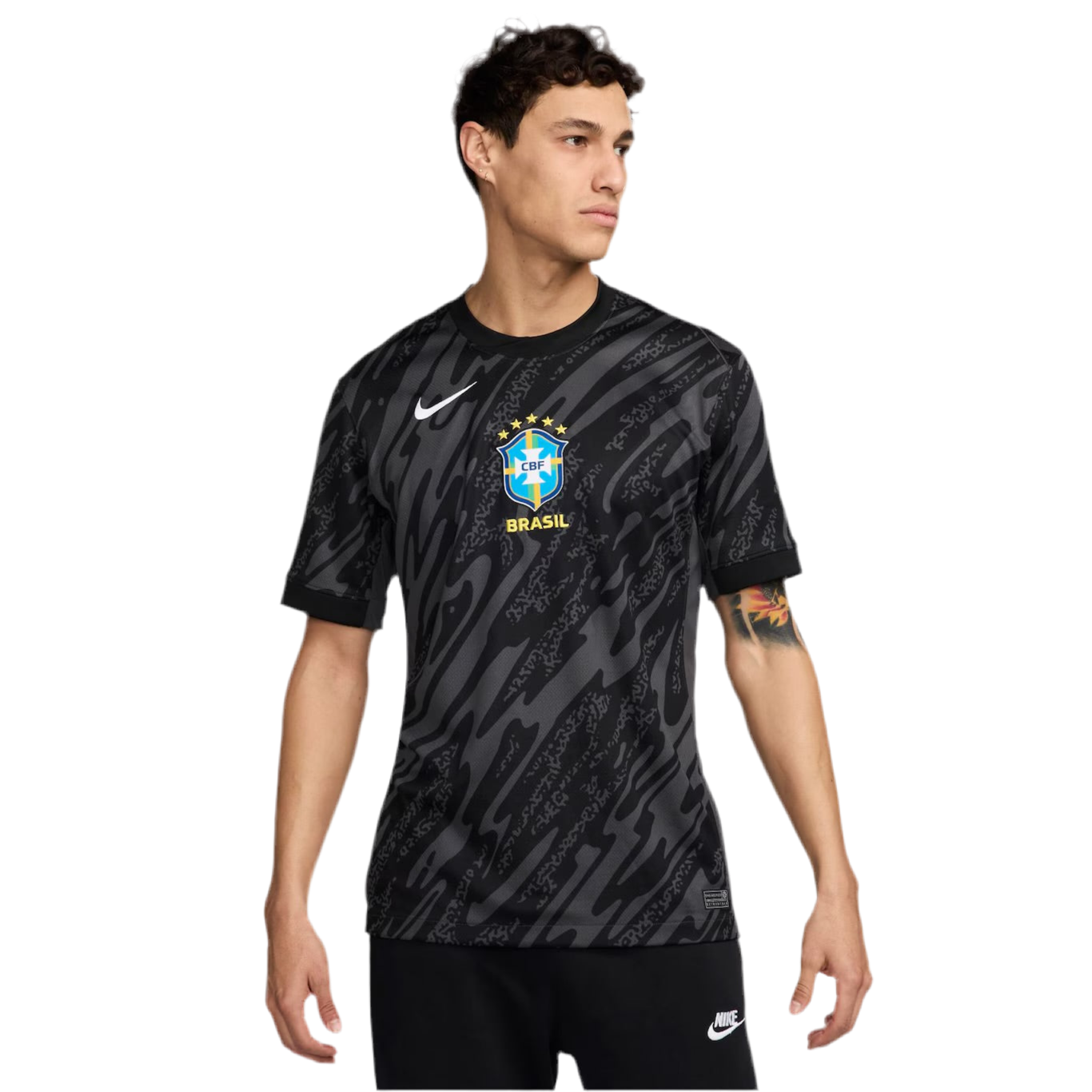 Camisola Seleção Brasil Goleiro 24/25 - Preto