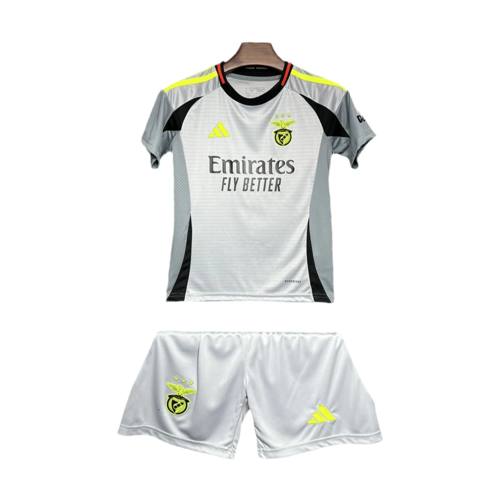 Kit Infantil Benfica III 24/25 - Cinza