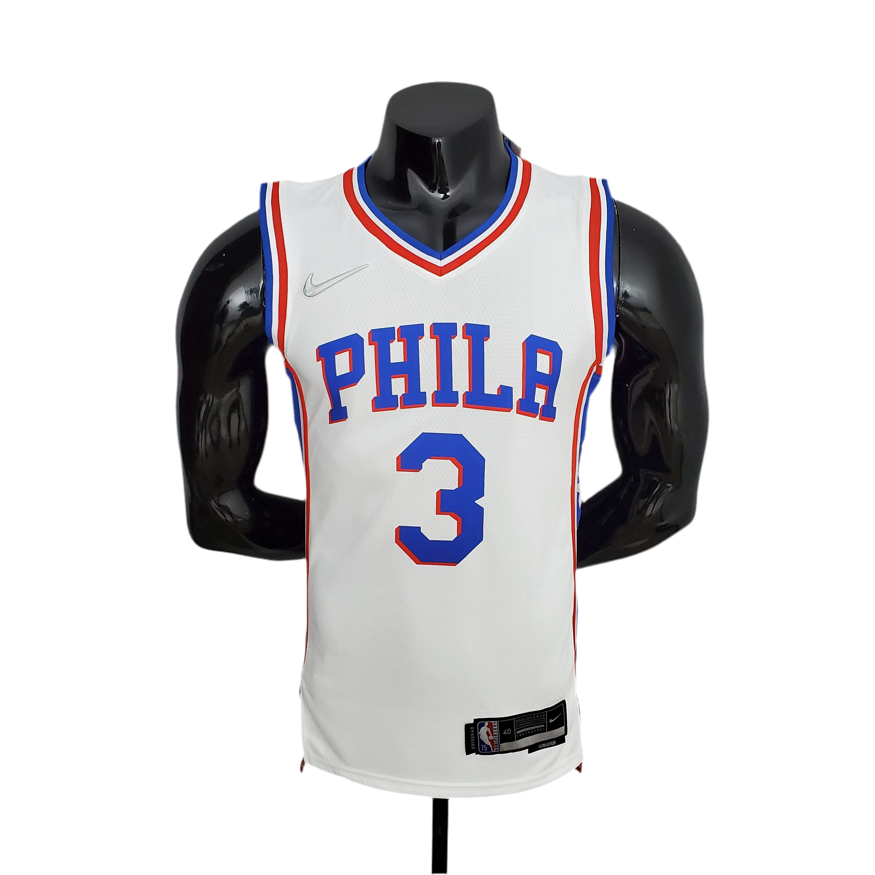 Regata Philadelphia 76ers Masculina - Branco