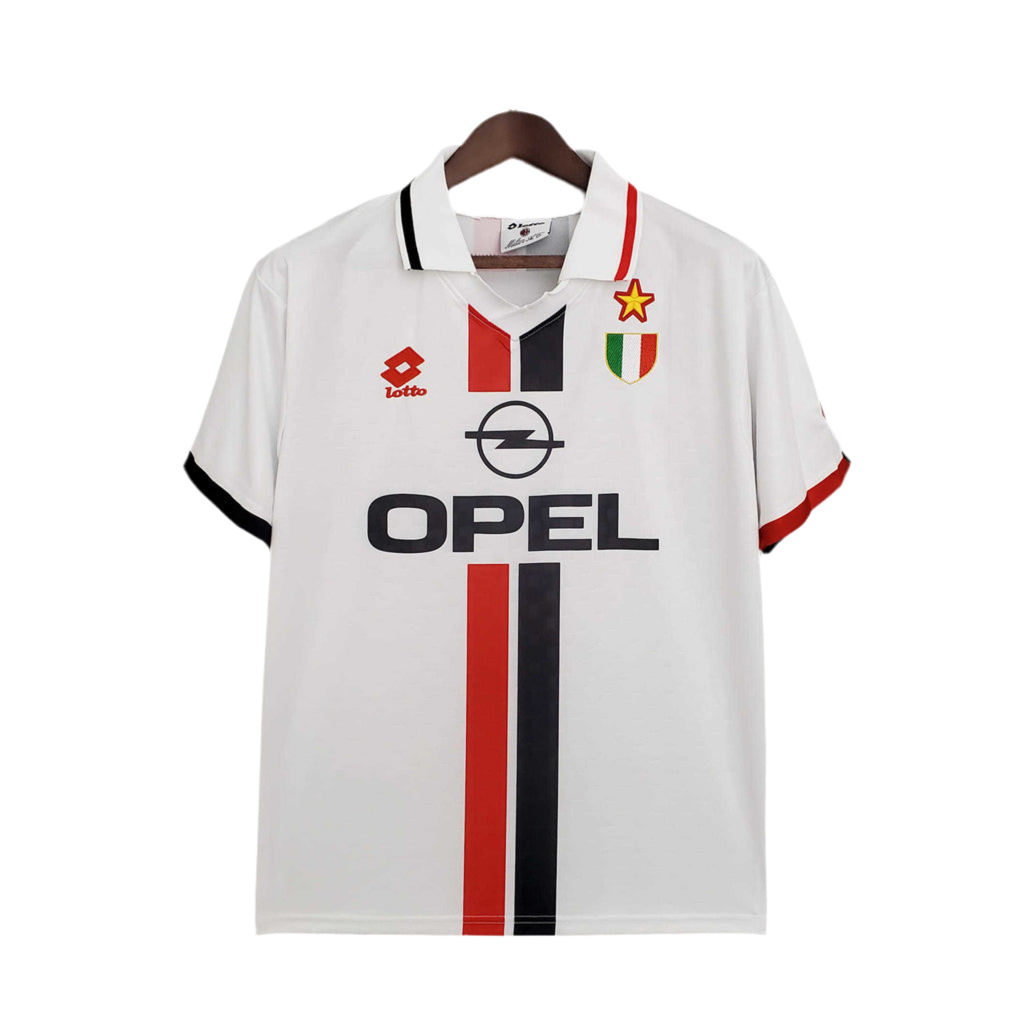 Camisola AC Milan Retrô 1995/1997 Branca - Lotto