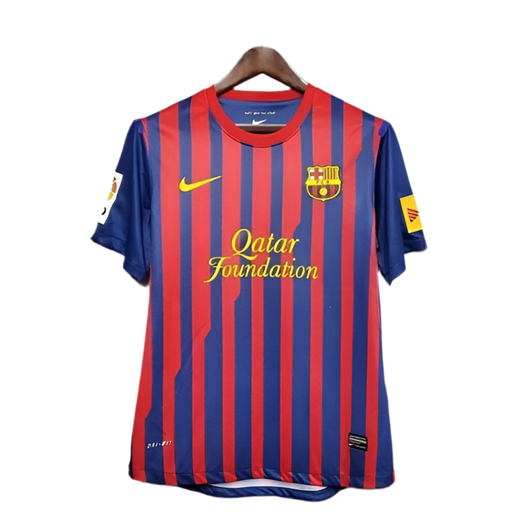 Camisola Barcelona Retrô 2011/2012 - Azul e Grená