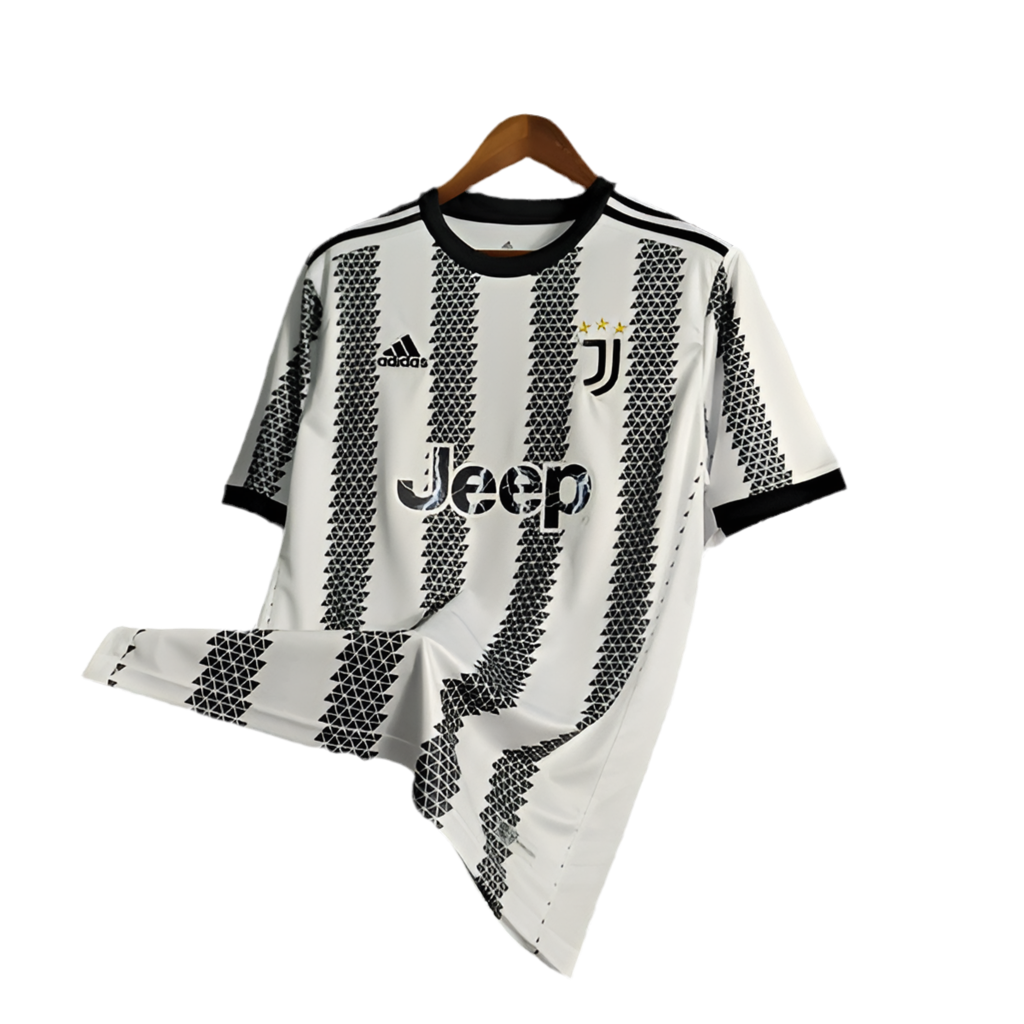 Camisola Juventus I 22/23 - Preta e Branca