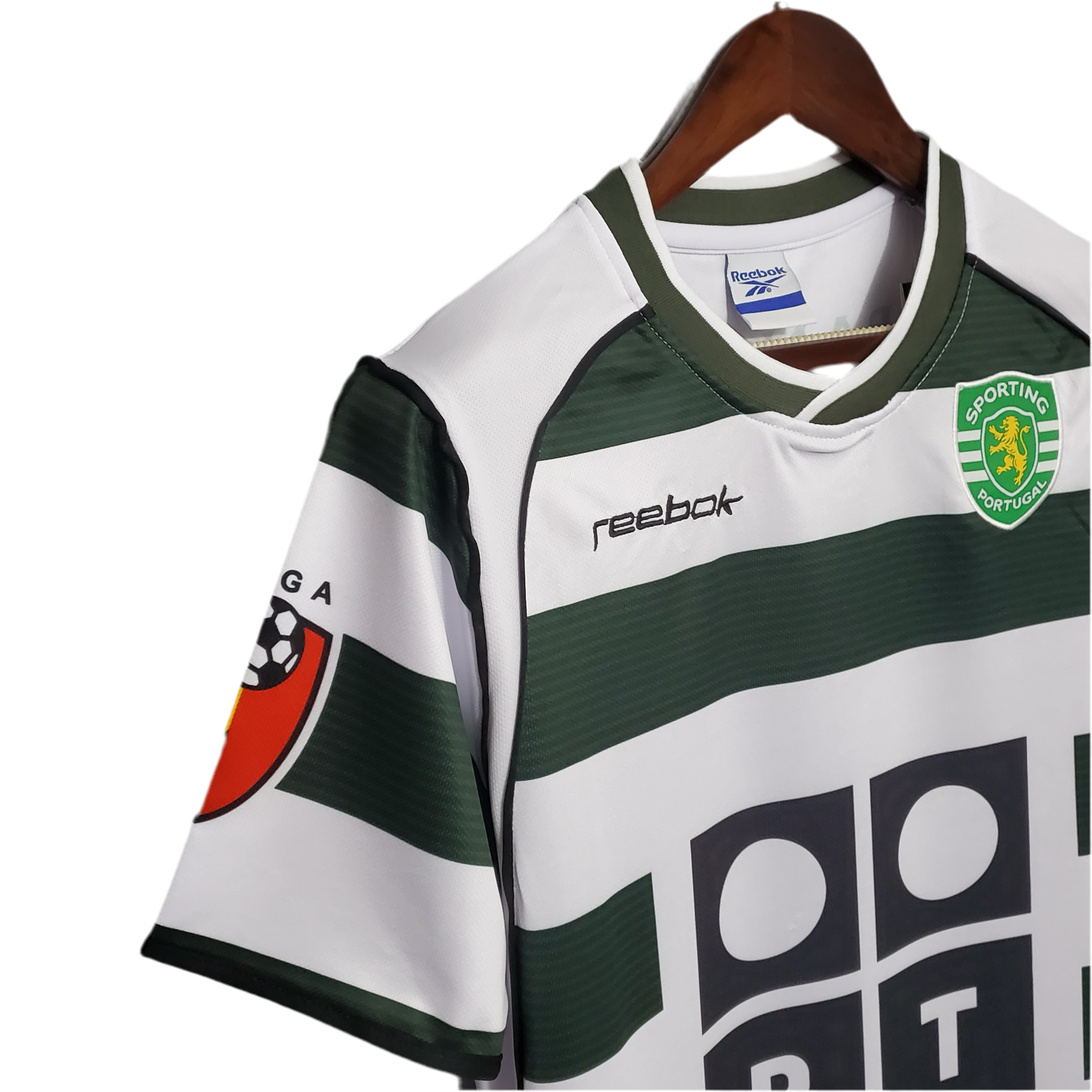 Camisola Retro Sporting I 2002/2003 - Verde e Branco