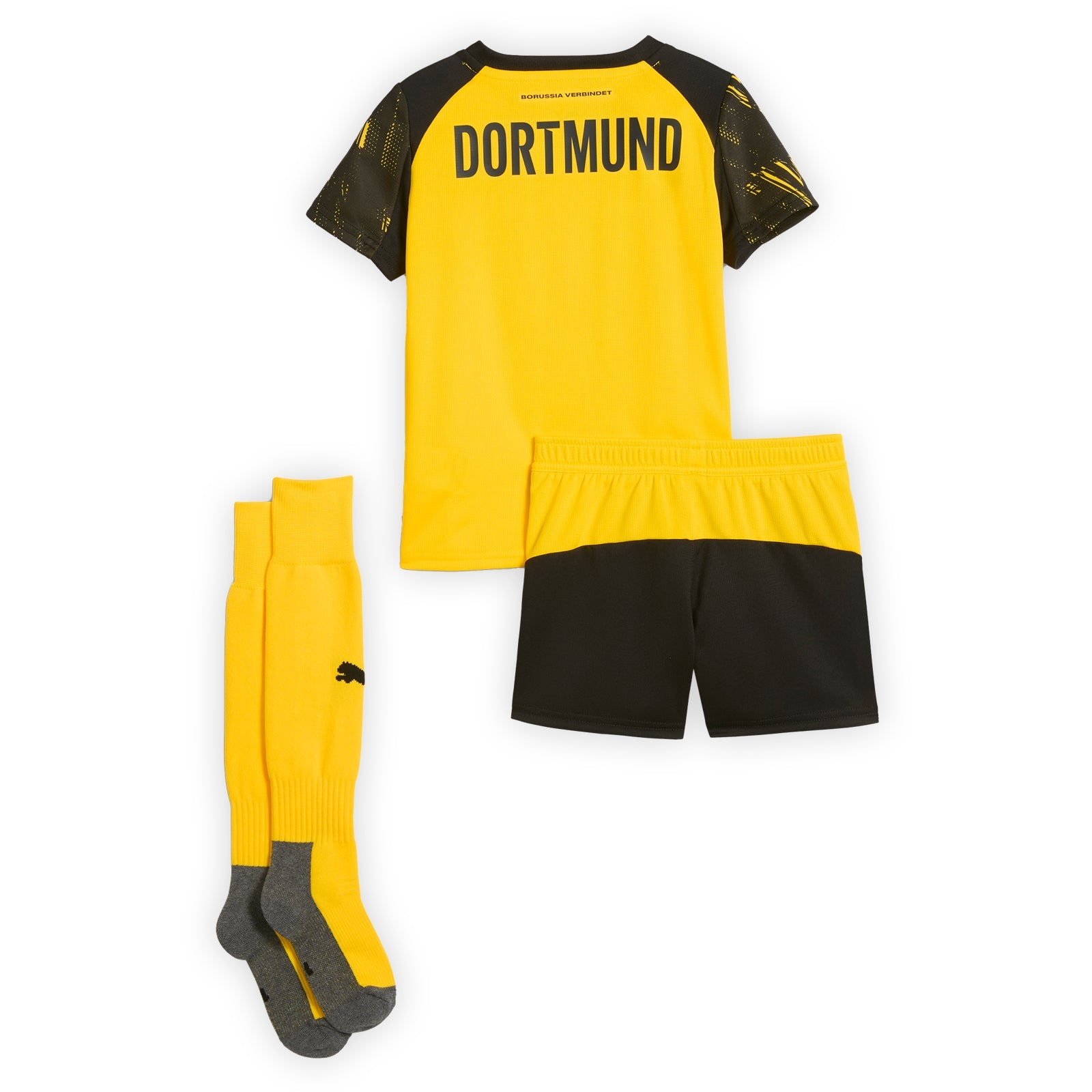 Kit Infantil Borussia Dortmund I 25/26 - com Meia