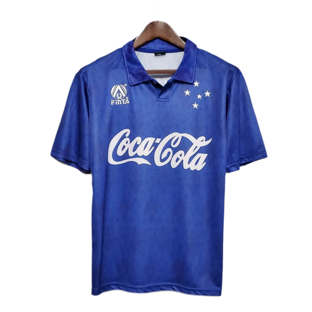 Camisola Cruzeiro Retrô 1993/1994 Azul - Finta