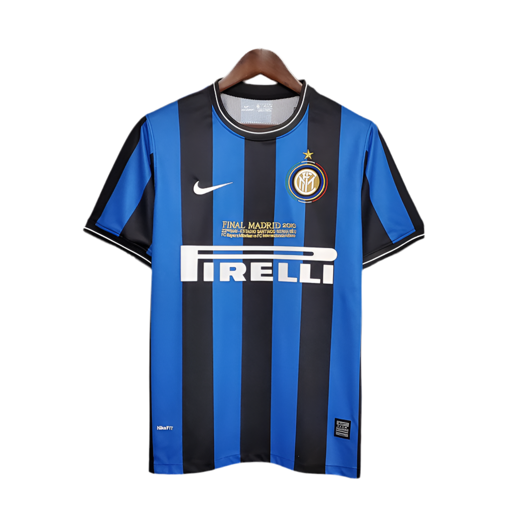 Camisola Inter de Milão Retrô 2010 - Azul e Preta