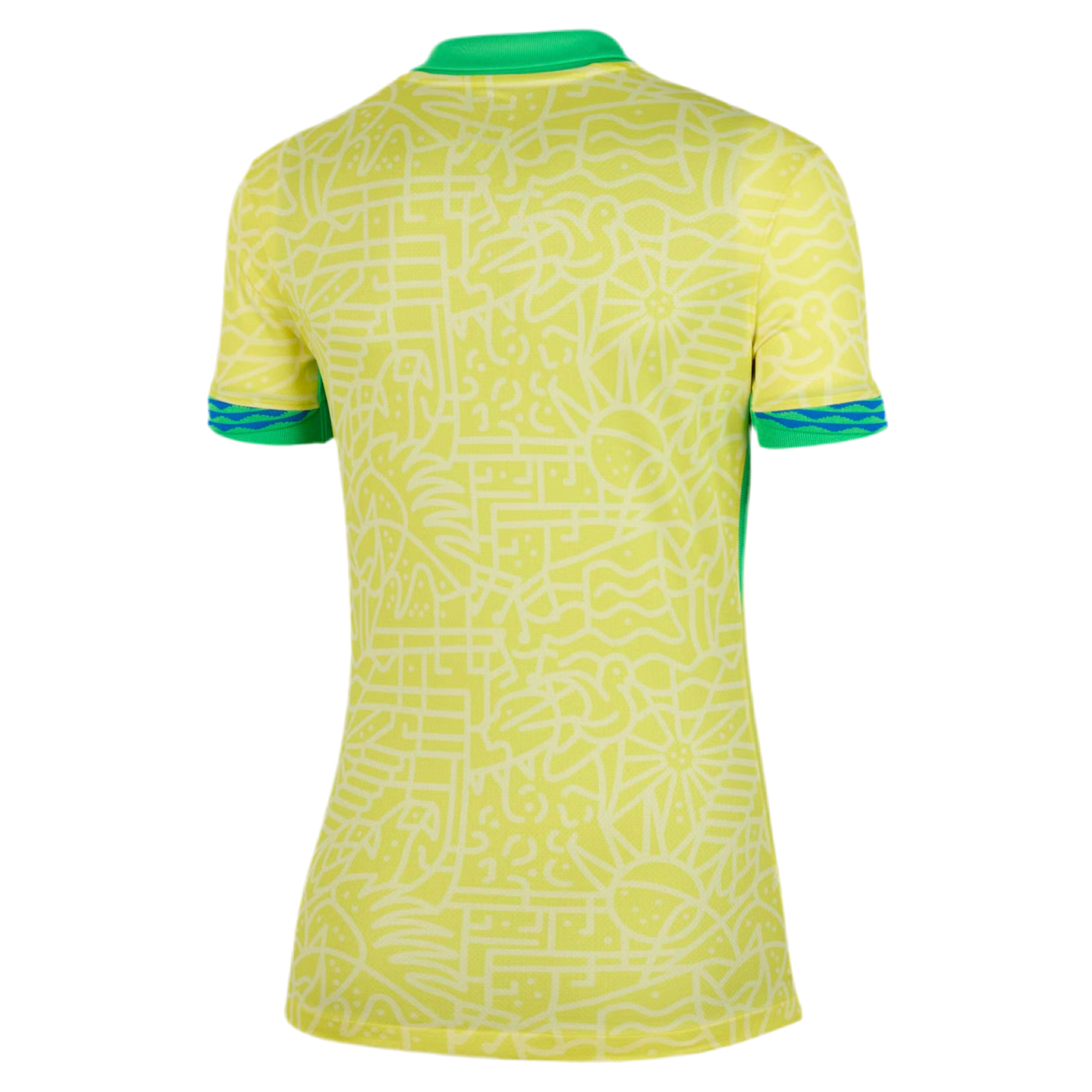 Camisola Feminina Seleção Brasil I 24/25 - Amarelo